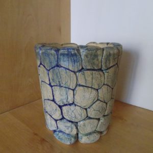 Keramický květináč/modrý (11 cm)